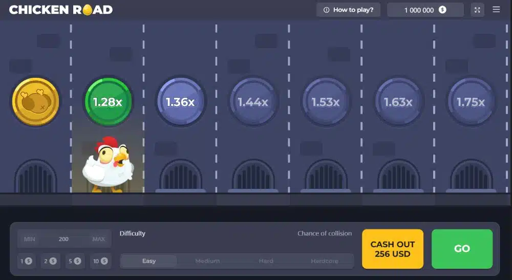 Come giocare a Chicken Road?